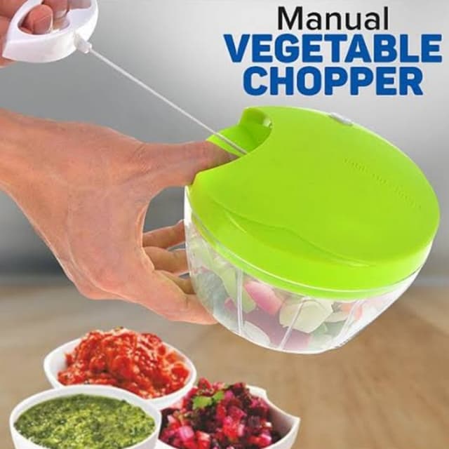 SMini Cyclone Manual Hand Pull Speedy Chopper & Mincer
