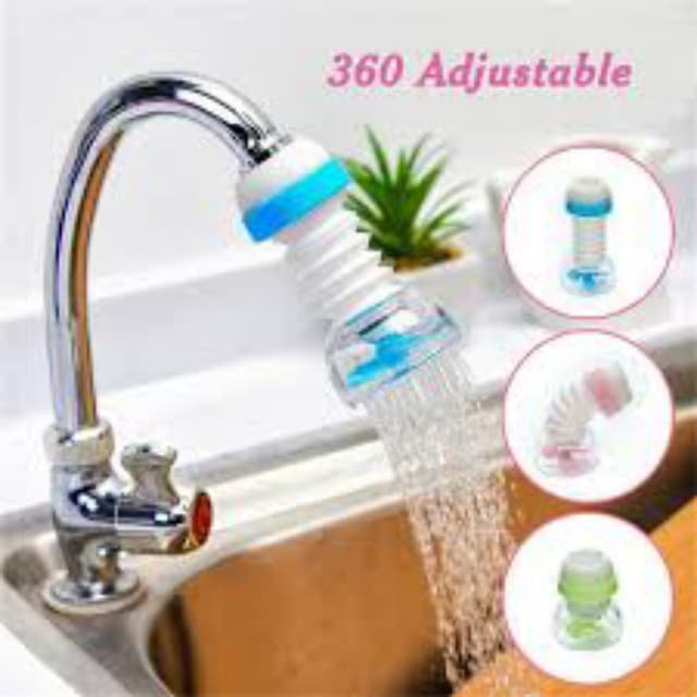 360 Rotate Kitchen Shower Faucet Tap 3 Level Can Adjusting Water Saving Bat