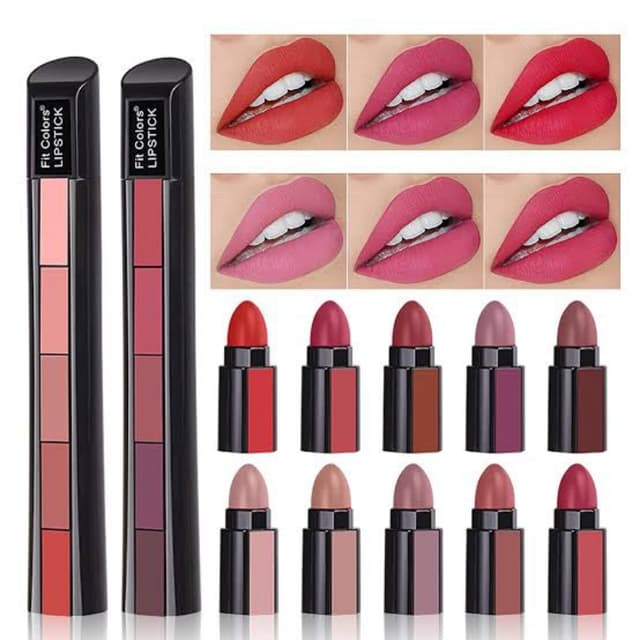 ROMANTIC MAY 5 in 1 lipsticks, 5 in 1 matte lipstick